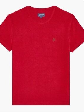 Vilebrequin Classic red terry T-shirt NWT size L